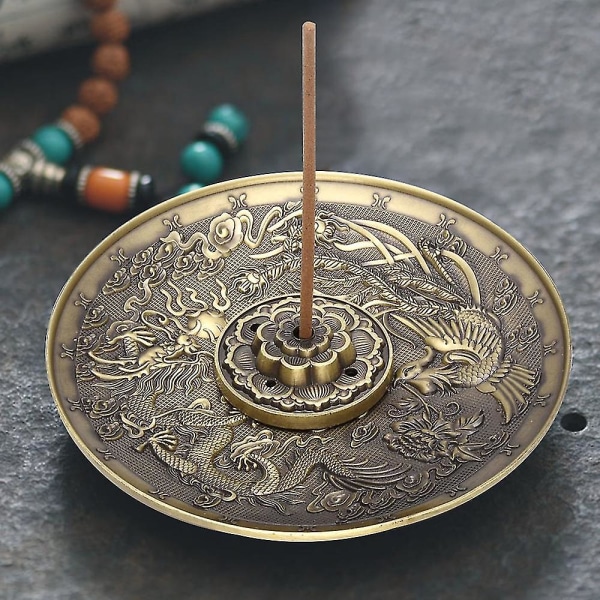Suitsukepuikkoteline - Lotus Scent Seoksesta valmistettu suitsukepoltin tuhkansiepparilla meditaatioon, joogaan, kotitoimistoon