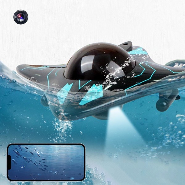 Visual Remote Control Boats With Camera Pool Toys For Kids, App Control Boats Water Toy For Bathroom Swimming Pool For Kids,gift For Boys Girls