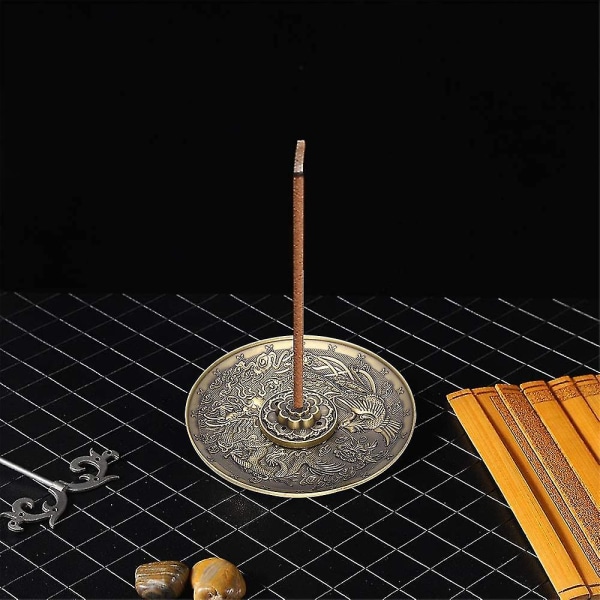 Suitsukepuikkoteline - Lotus Scent Seoksesta valmistettu suitsukepoltin tuhkansiepparilla meditaatioon, joogaan, kotitoimistoon