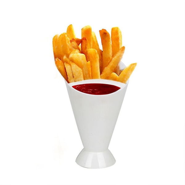 Chips Kop Salat Dyppekop Sauce Retter Ketchup Marmelade Dip skål Køkken Pommes Frites Cup