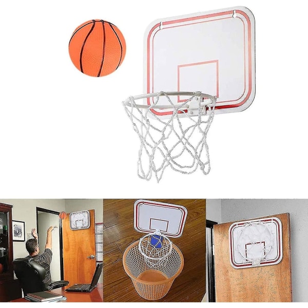 Över dörren Plast Basket Hoop Metall Mini Basket Hoop Basket Hoop Väggmonterad