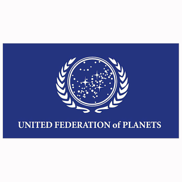 3x5 Ft United Federation Of Planets Flag Polyester Tryckt Flaggor Och Banderoller För Dekor Hc51-3