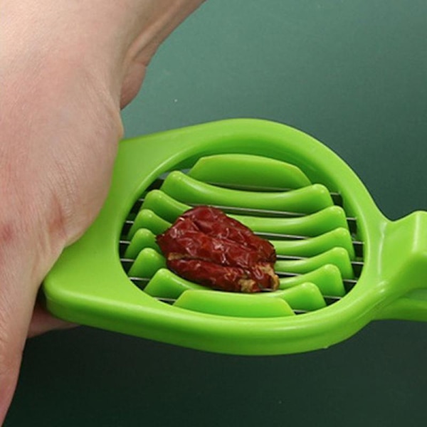 1/3/5/10 st rostfritt stål handhållen svamp kiwi divider tomat skärare ägg split enhet multifunktionell skivning mögel ägg slicer（B02）