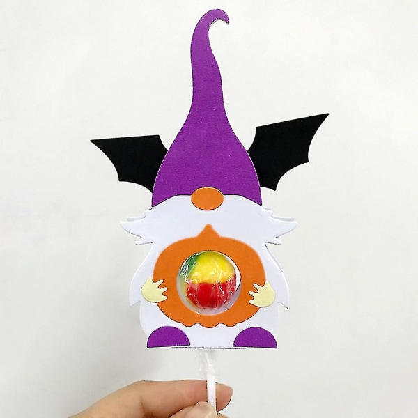 Halloween Gnome Box Metal Cutting Dies Stencil Gjør-det-selv Scrapbooking Album Papir Kortmal Form Preging Håndverksdekorasjon