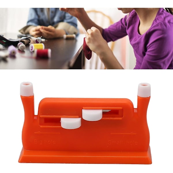 Automatisk nålträdare Enhet Automatisk nålträdare Arbetsbesparande sytillbehör Hushållsljusplast (orange)（Orange）