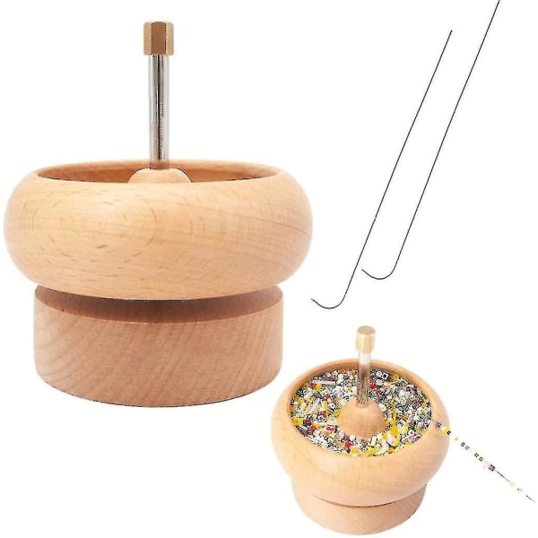 Perlesnurrer, treperlesnurrer for smykkefremstilling, gjør-det-selv-fremstilling Perlesnurrersett String Perlespinner Loader Crafting Tool