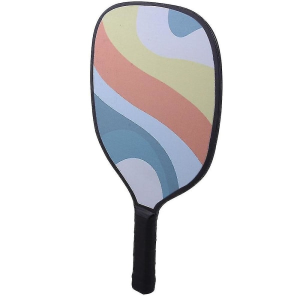 Pickleball Paddles Pickleball sett med 4 pickleballs squashracket for innendørs og utendørs (Rosa)