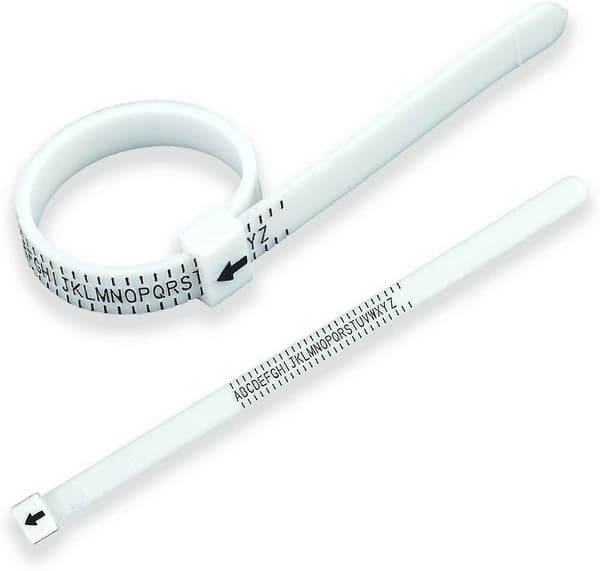 Ringmätare med Ringstorleksguide