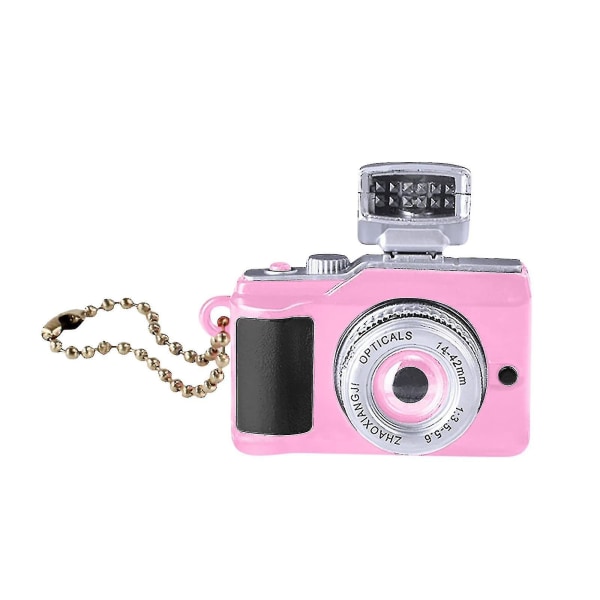 Minikamera Led-valolla Ka-ca Shutter Sound Avaimenperä Kamera Avaimenperä Luova lahja lapsille Paras lahja Paras lahja