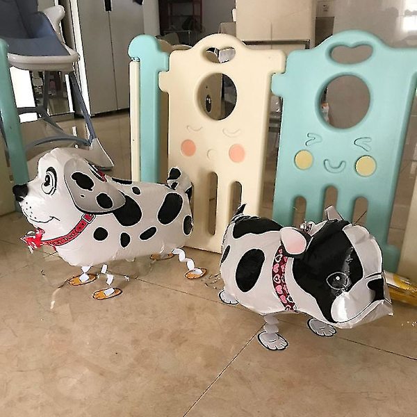 Söta Gående Djur Helium Ballonger Katt Hund Dinosaurie Luftballonger Födelsedagsfest Dekorationer Barn Vuxen Evenemang Fest Dekoration Ballon (Giraff)