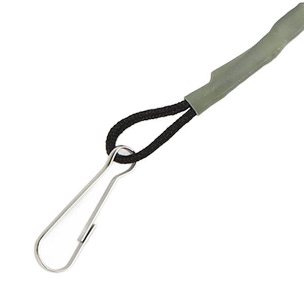2024 Elastisk spiralslinga rep snöre lanyard utomhus skytte anti förlorad militär väska fläkt fjäderrem