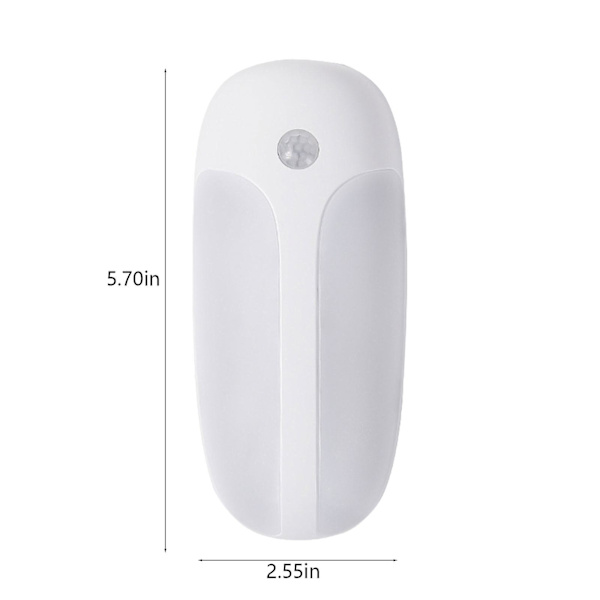 Led-lampor för säng Led rörelsesensor skåp, under diskbänk garderob belysning, trådlös USB uppladdningsbar kök nattlampor, batteridriven, 14