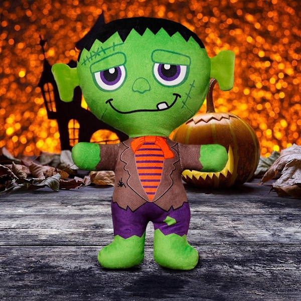 Halloween Dekorationer Pumpa Skelett Fylld Skräck Plysch Halloween Dockor Super Mjuk Stretchy Plysch Leksak Dekor Halloween Fest Dekoration 11,8 tum