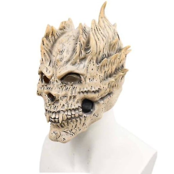 Halloween skrämmande mask, fristående skalle Huvudbonad Skeleton Warrior, Demon Skull Mask, Cosplay rekvisita
