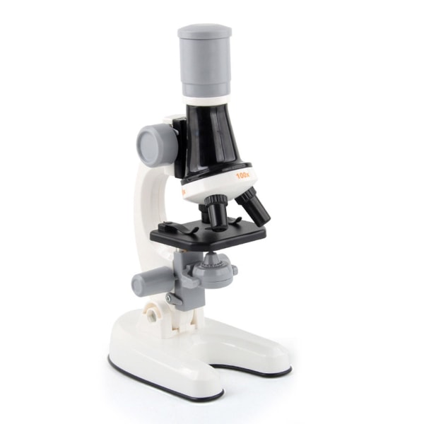 Mikroskooppi lapsille Aloittelijoille Lapset Opiskelija, 100X / 400X / 1200X Yhdistelmämikroskoopit Leluopetussarjat (valkoinen)