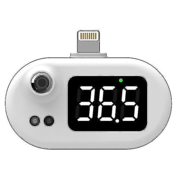 Puhelimen lämpömittari USB Smart digitaalinen lämpötilamittari, kosketukseton infrapuna Celsius 1kpl (C-tyypin liitäntä)