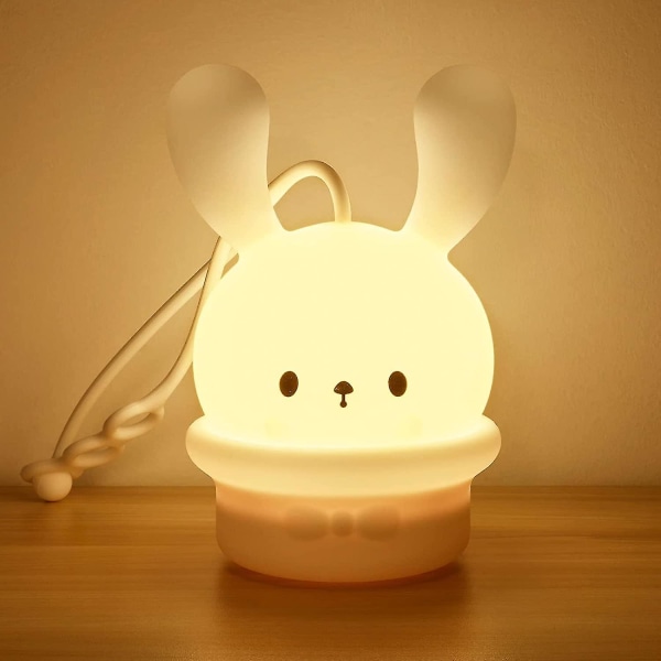 Kreativ klapp nattlampa barnleksak present leksakslampa USB uppladdningsbar sänglampa fjärrkontroll dimbart ljus