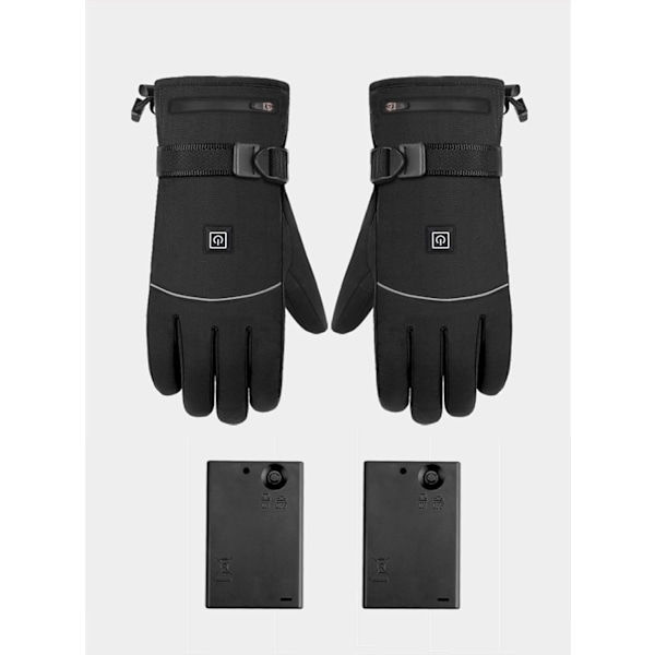 Vintervandtætte Vindtætte Handsker Opvarmede Handsker - Opvarmede Handsker Touchscreen Handsker Motorcykel Handsker Cykel Handsker (Batteri Model)