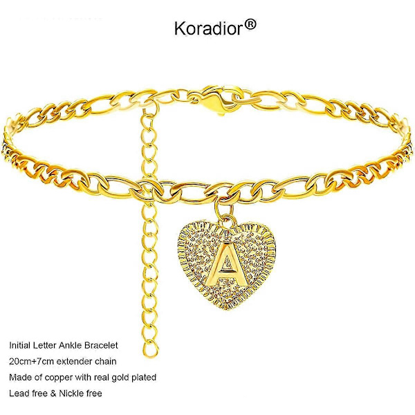 Initial Anklets för Kvinnor Silver Anklet Guld Bokstav Anklet med Initialer Guld Anklets för Kvinnor Initial Anklet Silver Anklets för Kvinnor Initia
