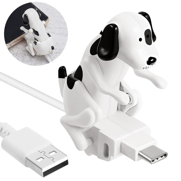 Stray Dog Laddningskabel, Smartphone USB -kabelladdare USB Dataöverföring Snabbladdarkabel för Iphone 15 Pro Z Flip 5 Type-c（för Type-C，Vit）