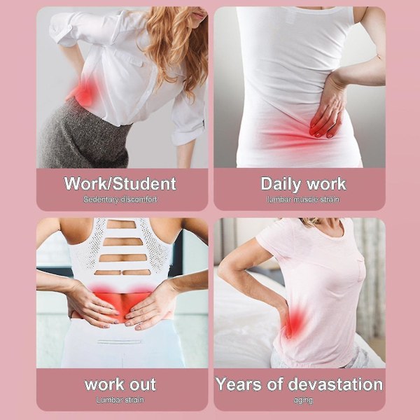 Nakke & ryg båre, ryg nakke krakker til lindring af lændesmerter (grå)
