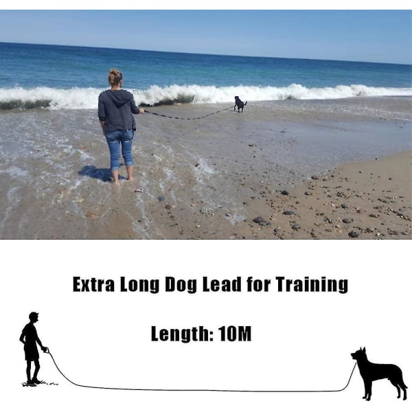 Hundetræningsledning 10m Lang Hundeledning Ekstra Lang Linje Hundeledning 10m Lang Hund