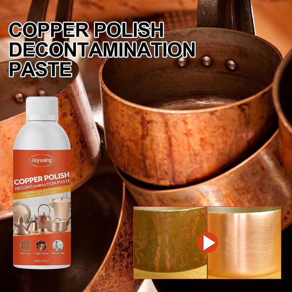 Kobber og messing polsk rensemiddel Dypkonverteringsrustfjerner for gjerderkraner Fargerike stålfliser