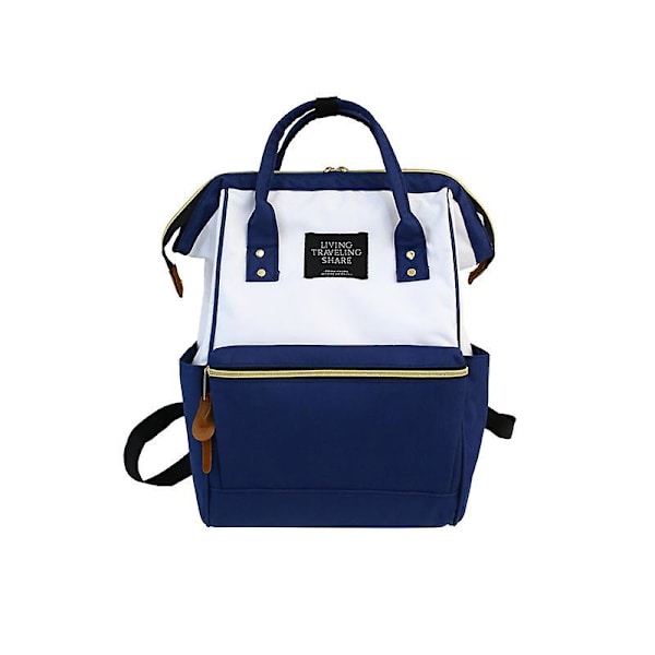 Laptop-ryggsäck för kvinnor, handbagage, slitstarkt vattenavvisande, lätt, förstärkta kanter och stålram, metallblixtlås, resor, skola,