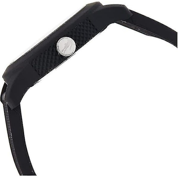 Dww-herrklocka 12.12 svart med texturerat armband
