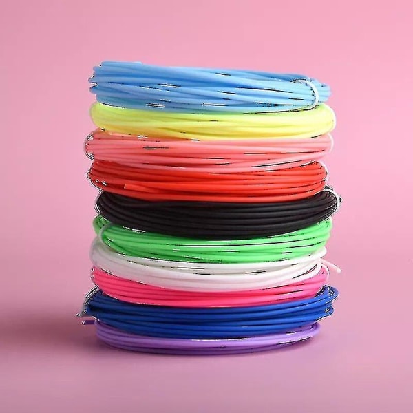 Pcl filament for 3d penn Filament diameter 1,75 mm 100 m plast filament for 3d-skriver penn Barnesikker refill（Pcl 15m 3）