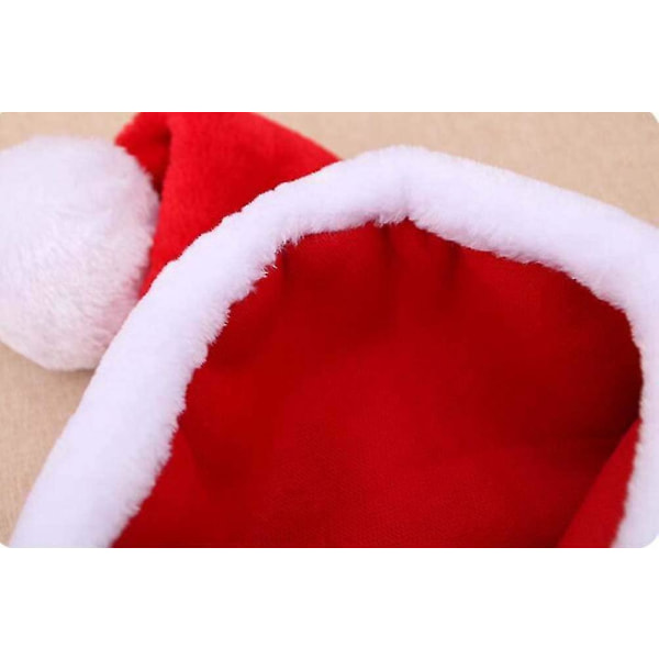 Julehat Unisex julekasket nissehue til feriedekoration (til børn)