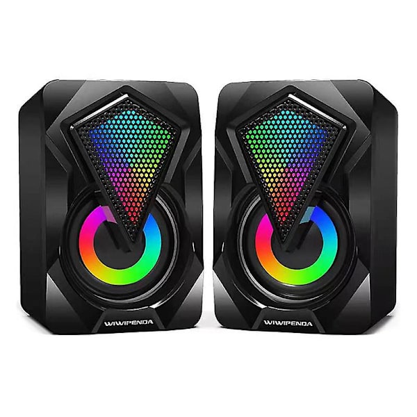 Datorhögtalare Deep Bass Sound Högtalare Usb Mini Audiohögtalare För Laptop Notebook Desktop Pc Multimedia Högtalare