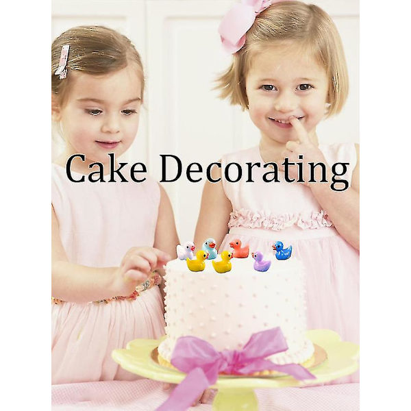 100 stk. Mini Resin Ender Tiny Ender Fargerike Ender for Hjem Hage Bedårende Cupcake Dekorasjon DIY Jul Bursdagsgave for Dekor Ornament Tilbehør