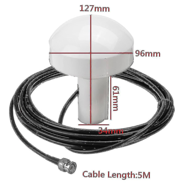 Gps Active Marine Navigation Antenne Timing Antenne 1575+/-5 Mhz 5m Bnc hannplugg