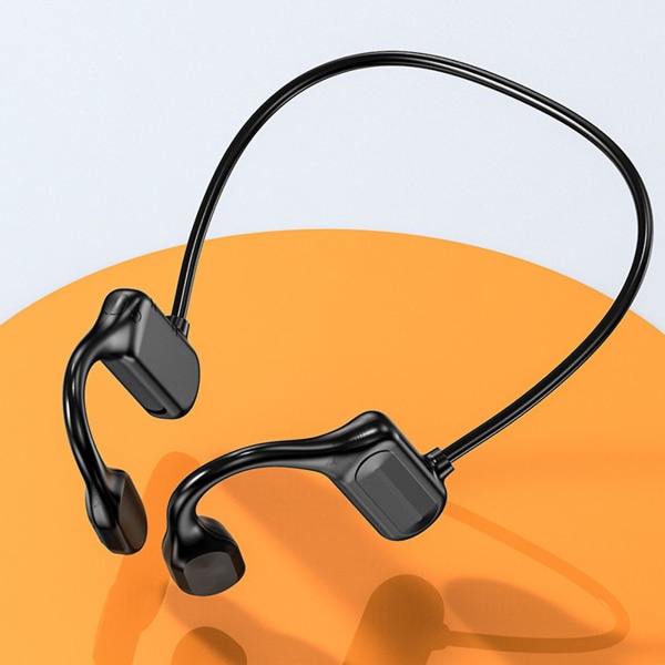 Langattomat urheilukuulokkeet kuulokkeet Bone Conduction BL09 malli Bluetooth 5.2 kuulokkeet (musta)