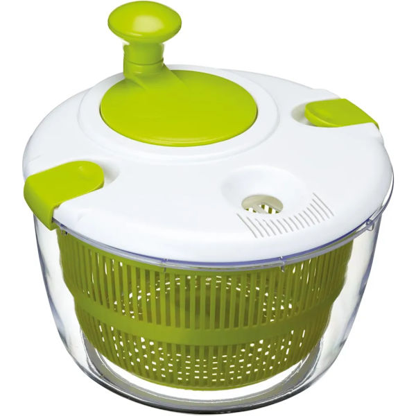 Salladsslunga och dressinghjälp i presentförpackning, BPA-fri plast, stor (24,5 cm)