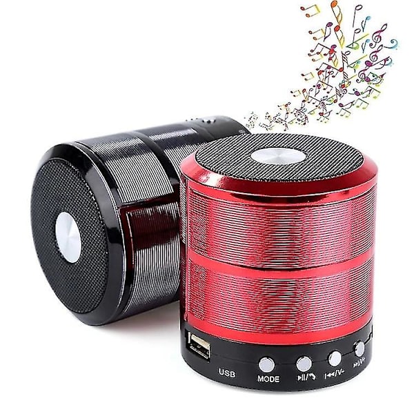 S28 Metall Mobil Bluetooth Stereo Bärbar Högtalare