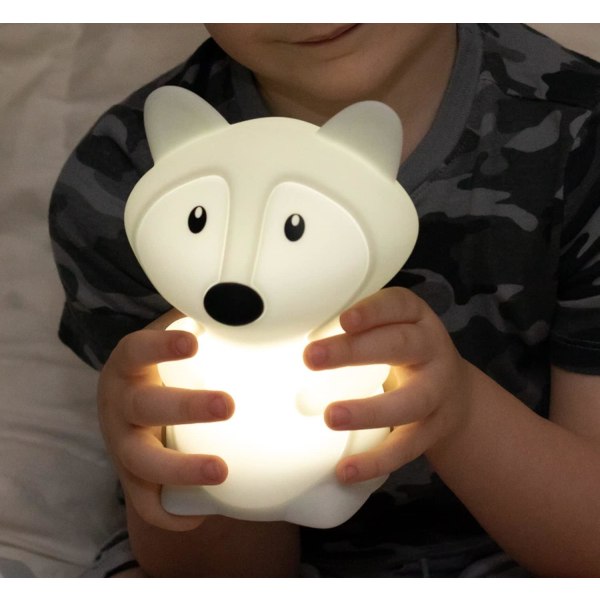 Fox, Kids Night Light, Silikon Nursery Light for baby og småbarn, Squishy Night Light for barnerom, Animal Night Lights for jenter og gutter, Kawaii