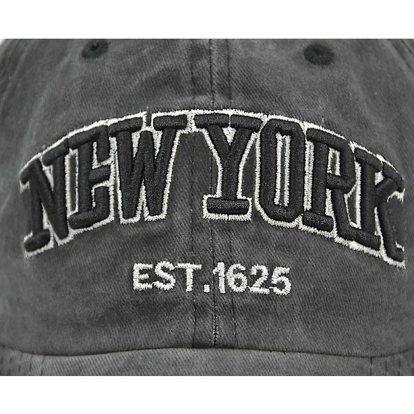 Nyvasket bomuldscap New York broderet baseball cap solhat broderet baseball solskygge hat