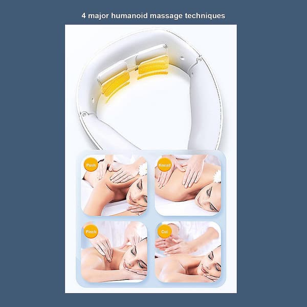 Cervical Spine Massager Neck Massager-hot Compress Pulse Multimode Neck Protector - Snngv