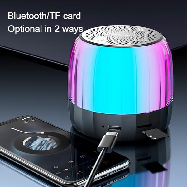 Trådlös Bluetooth-högtalare Plug-in-kort Mini Subwoofer Bärbar Utomhus Bluetooth-högtalare