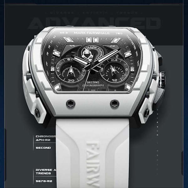 2023 Skeleton Mechanical Watch män （FW R1）