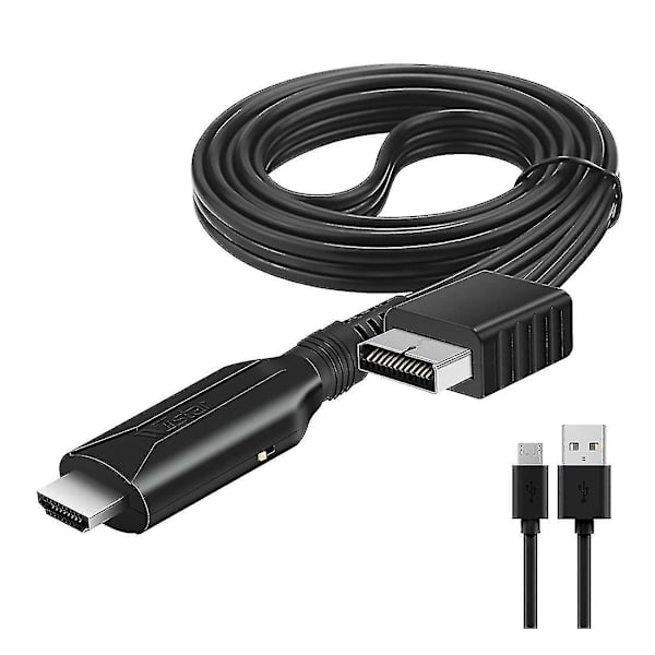 Wiistar PS2:lle HDMI-yhteensopivaan ääni- ja videomuunninsovitin