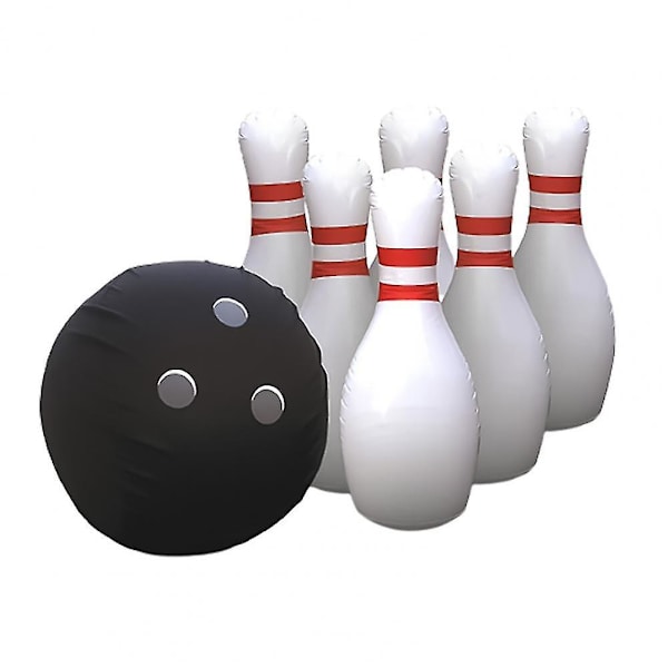 1 set Barnens Bärbara Uppblåsbara Bowlingdräkt Leksak Boll För Utomhus