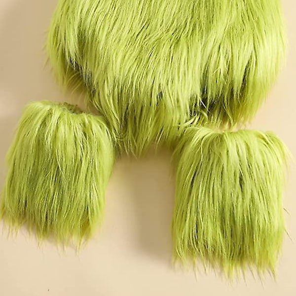 Juloutfit för bebispojke/flicka, Toddler Santadräkt, Söt Jultomte Cosplay Klä upp Kläder, Julkapp & Byxa Set (stil 2 73cm)