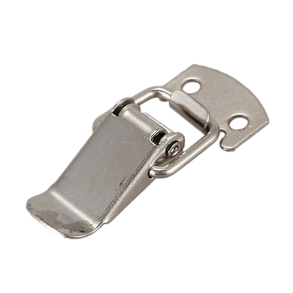Silver Tone Metal Toggle Draw Latch Straight Loop Catch 1.6\"（silver）