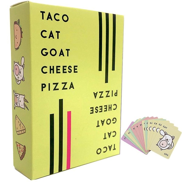 Taco Cat Cheese Pizza Divination Kortspel