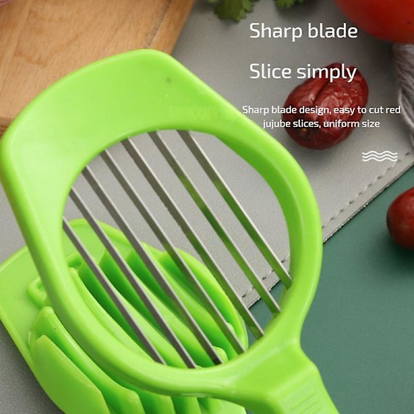 1/3/5/10 st rostfritt stål handhållen svamp kiwi divider tomat skärare ägg split enhet multifunktionell skivning mögel ägg slicer（B02）