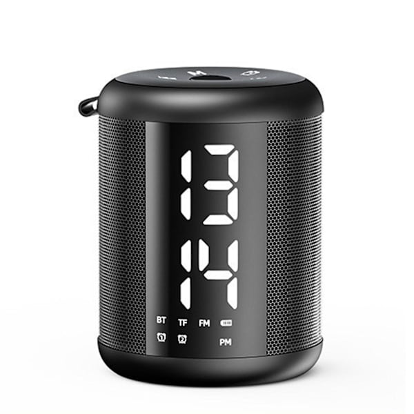 Utomhus intelligent Bluetooth-högtalare, hemklocka väckarklocka, multifunktionell liten högtalare, subwoofer med hög ljudkvalitet