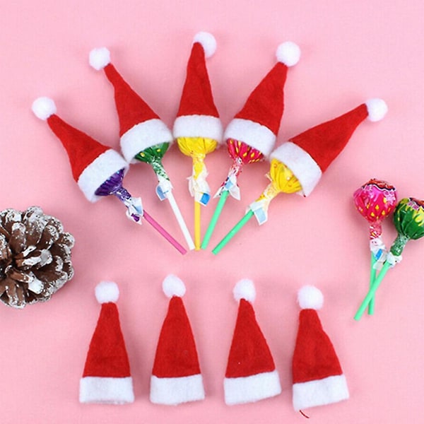 10-delad bestickuppsättning Jultomte Julbestickhållare Väska Bord Juldekoration_p